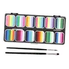 Face Paint Palette Makeup Set High Saturation Washable Face Paint Pigment