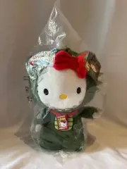 SDCC 2019 KIDROBOT x HELLO KITTY KAIJU COSPLAY 15" INCH PLUSH SANRIO Godzilla