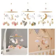 Nursery crib mobile, felt hanging decoration, handmade pendant,