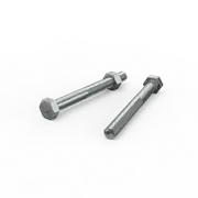 ZENITH M10 x 100mm Zinc Plated Hex Head Bolts and Nuts