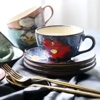 在飛比找ETMall東森購物網優惠-創意日式茶具套裝陶瓷咖啡杯