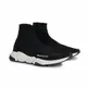 [二手] 【BALENCIAGA 巴黎世家】Speed Trainer 休閒鞋 運動鞋 襪套鞋 黑色 白色 EU35