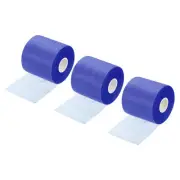 3Pcs 30 Yard PU Tennis Badminton Racket Grip Cushion Wrap Tape Film, Dark Blue