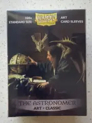 Dragon Shield 100 Standard Deck Protector Art Sleeve The Astronomer NEW