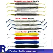Surgical Lucas Bone Curettes Periodontal Removal Soft Tissue Extraction Tools