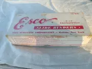 ESCO 35mm Glass Fiberboard Slide Binder Type-On Mounts Vintage