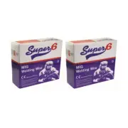 2 x Gasless Mig Welding Wire 0.8mm 0.45 kg Flux Core Wire Cored