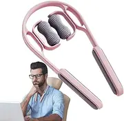 Manual Neck Massager, Handheld Neck Cracker Cervical Roller, Shoulder Relaxer, Trigger Point Ball, Pressure Point Massage Tool, Ergonomic for Work Business Picnic Office