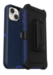 Case for iPhone 15 Plus OtterBox Defender Series + Holster - Blue Navy