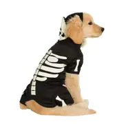 Rubies Skeleton Glow In The Dark Pet Hoodie Dress Up Character Costume L