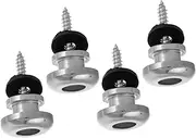 Abaodam Guitar Strap Locks for Acoustic Electric Guitars Universal Fit Strap Tie Buttons Set Lock Washers End Pin Fastener
