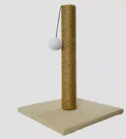 SmartCat Ultimate Scratching Post – Beige, Large Tower