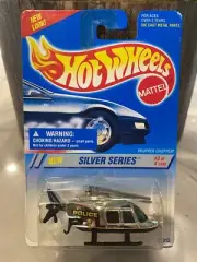1995 Hot Wheels #325 Silver Series 3/4 PROPPER CHOPPER Chrome/Black Blue-Window