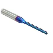 CNC Router Bit 3 Flutes 1/8 Inch Cutting Dia 1/4 Inch Shank Spiral Solid Carbide