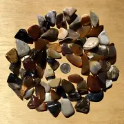 2LB Lot Polished Stones Crystals Minerals Mixed Tumbled Colorful Natural Rocks