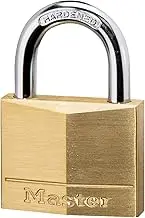 Master Lock 140D Solid Brass Body Padlock, 40 mm Wide