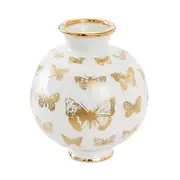 Jonathan Adler Botanist Butterfly Round Vase