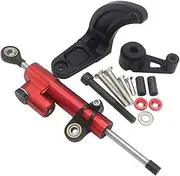 ZUXIM for Dualtron, Ultra 2, Limited Electric Scooter Stabilizer Damper Mounting Bracket Kit Electric Scooters Damper Kit(Black D)