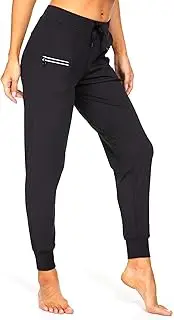 [Kcutteyg] Womens Joggers with Pockets, Lightweight Quick Dry Athletic Workout Soft Pants for Gym, Yoga, Running