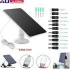 Solar Panel for Ring Blink Eufy Security Camera Battery Micro USB TypeC Tips AU