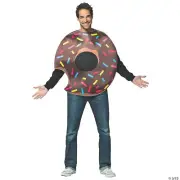 Adult Doughnut With Bite Costume - Rasta Imposta