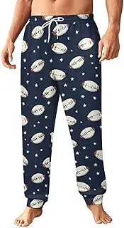[Generic] Men's Sweatpants, Rugby and Tiny Stars-80, Polyester Joggers, Sweatpants Jogging Pants for Workout Running