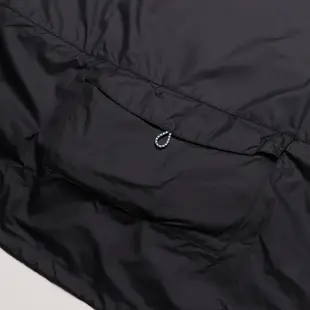 New Balance 外套 Wind 女款 黑 連帽外套 風衣外套 寬鬆 可收納 【ACS】 WJ11590BK