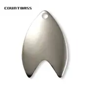 50 Count Pack Nickel Steel Dakota Blades For Kokanee, DIY SpinnerBaits,Swim Jigs