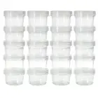 20pc Lemon & Lime 40ml Stacking Containers Twist-Lock Household Canister Storage