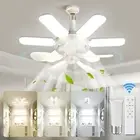 Socket Fan Light, Ceiling Fans light & Remote Dimmable LED Ceiling Fans Lights