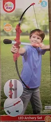 Archery, Lighted Bow and Arrow LED (by Play Day) for Young Children, Ages 3+