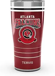 Tervis Traveler NFL Atlanta Falcons - Vintage Triple Walled Insulated Tumbler Travel Cup Keeps Drinks Cold & Hot, 20oz, Stainless Steel