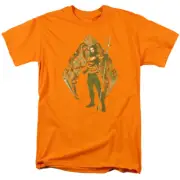 Aquaman Movie Shells DC Comics Licensed Adult T-Shirt