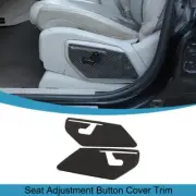 Carbon Fiber Seat Adjustment Button Cover Trim for Jeep Grand Commander 2006-10 (for: Jeep)
