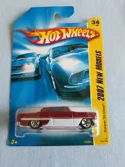 2007 Hot Wheels CUSTOM '53 CHEVY Red 34/180 GREAT CARD New Models