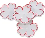 PEPLAYTAL 4PCS Ceramic Chopstick Rest Stand Elegant Decor for Dining Table and Easy to Clean Tableware Accessory Housewarming