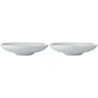 2x Maxwell & Williams White Basics 26cm Serving Salad/Fruit Bowl Round Porcelain