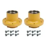 Two (2) R48763 Fits John Deere 6 Bolt Front Wheel Tractor Hubs 3020 4010 4020