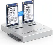 3-in-1 SSD Cloner, USB3.2 Gen2x2 20Gbps M.2 Reader, Offline Clone M.2 NVMe/SATA, mSATA, SATA 2.5''/3.5'' HDD/SSD Cloner