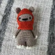 Wicket Ewok Star Wars Amigurumi crochet stuffed doll