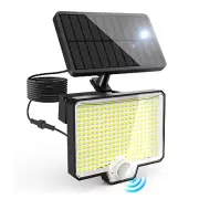 294 LED Solar Power Light Motion Sensor Security Outdoor Garden Wall Flood Lamp