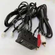 RCA Type C USB AUX Port Panel Extension Cable Adapter For Car Dash Flush Mount (for: Honda)