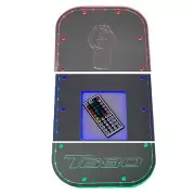 Kenworth T680 Exact Fit Replacement Shift Boot Plate EL Style Red