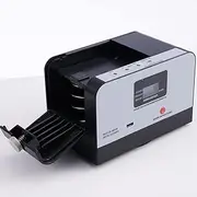 Smart Card Dealer Machine, 360°Rotating Fully Automatic Card Dealer Robot Poker Machine, Electric Playing Card Shuffler, for 2-8 People Game 3 Colors Black