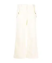 Kenzo Flared Corduroy Pants FR38 White