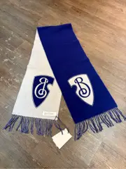 B Shield wool-cashmere scarf One size Blue
