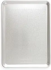 Nordic Ware USA Natural Aluminium Perforated Crisping Half Sheet Pan, 45.5 x 32.5 x 2.5 cm