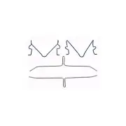 Disc Brake Hardware Kit-4WD Carlson 13246