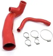 Vexilon Air Intake Silicone Turbo Inlet Pipe Kit Cold Air Intake Hose, for, for S, for Clubman 1.6T R55 R56 R57 R58 R59, for R60 R61 N14 N18 Engine Car Air Intake Hose(Black N14 Red)