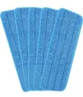 5Pcs Microfiber Mop Pads Head Wet Dry Mops Refill Replacement For 15" Flat Mop